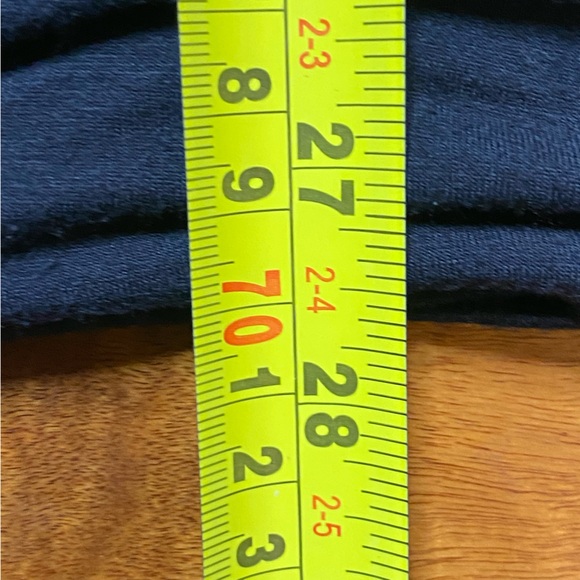 EUC Women’s Size 3X, I. N. Studio Heather Gray/Blue  & Black Diagonal Stripes - Picture 14 of 14